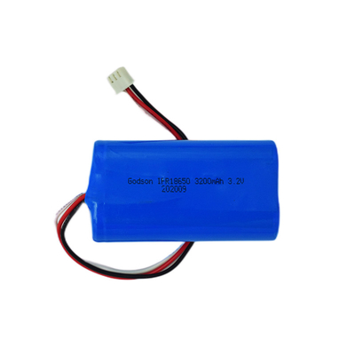 आपातकालीन प्रकाश व्यवस्था के लिए 3200mah 3.2 वोल्ट LiFePO4 बैटरी IFR18650 पीवीसी जैकेट