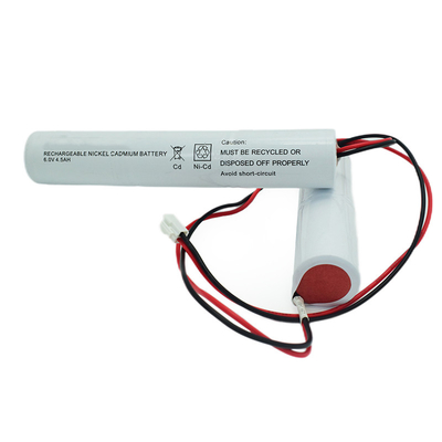 बिना गंध के साइड 6.0V नी सीडी बैटरी पैक 4500mAh