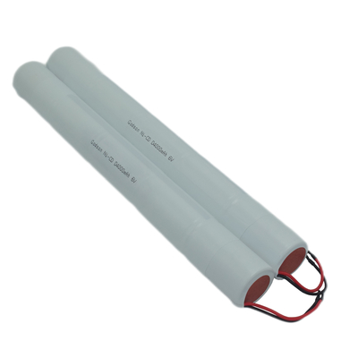 NiCd D4000mAh 6.0V निकास संकेत बैटरी बैकअप आपातकालीन प्रकाश व्यवस्था के लिए