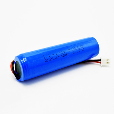 रिचार्जेबल आपातकालीन प्रकाश व्यवस्था लिथियम आयन बैटरी ICR18650 3200 mAh 3.7V MSDS UN38.3