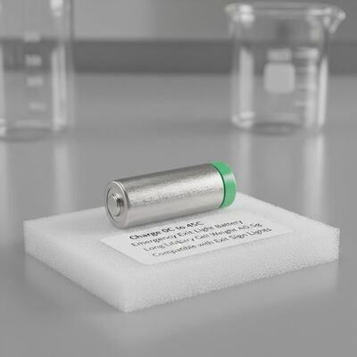 चार्ज 0C से 45C आपातकालीन निकास प्रकाश बैटरी लंबे जीवन बैटरी सेल वजन लगभग 10.5g निकास संकेत रोशनी के साथ संगत
