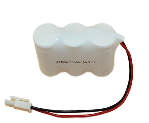 रिचार्जेबल 3.6 NiCd बैटरी पैक निकल कैडमियम बैटरी C3000mAh