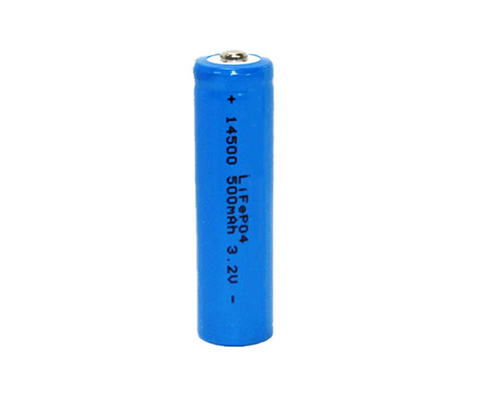 आपातकालीन प्रकाश 12V LiFePO4 बैटरी रिचार्जेबल IFR 14500 3.2V 500mAh