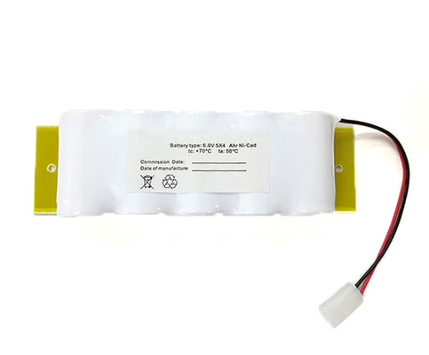 आपातकालीन प्रकाश निकास लाइट बैटरी पैक NiCd D4000mAh 6V
