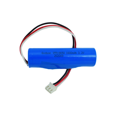 लिथियम फायर एग्जिट लाइट बैटरी Lifepo4 सेल 18650 3.2V 1600mAh