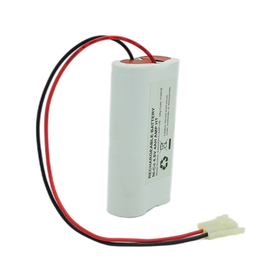 साइड बाय साइड इमरजेंसी एग्जिट लाइट बैटरी पैक 4.8 वोल्ट D40000mAh NiCd