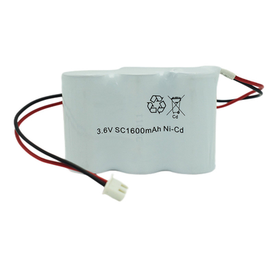 1600mah इमरजेंसी एग्जिट लाइट बैटरी रिचार्जेबल 3.6V 0.1C चार्ज
