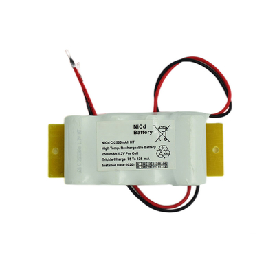 सी साइज इमरजेंसी लाइट नी सीडी बैटरी 2500mAh 4.8V साइड बाय साइड