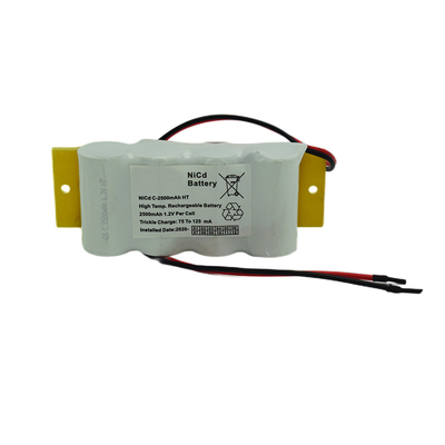 4.8 वोल्ट C2500mah Ni Cd इमरजेंसी एग्जिट लाइट बैटरी स्टिक टाइप: