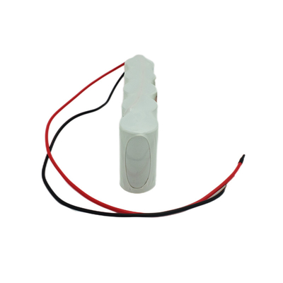 साइड बाय साइड इमरजेंसी एग्जिट लाइट बैटरी पैक 6.0 वोल्ट C2500mAh NiCd