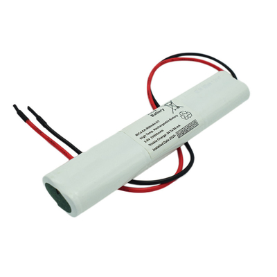 3.6 V SC1800mah Ni Cd एक्जिट लाइट बैटरी डुअल स्टिक टाइप