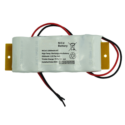 2500mah इमरजेंसी एग्जिट लाइट बैटरी रिचार्जेबल 6.0V 0.1C चार्ज