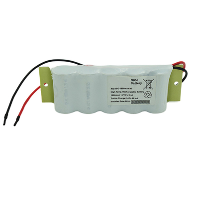 SC1800mah आपातकालीन निकास साइन बैटरी 6.0v नी सीडी बैटरी पैक