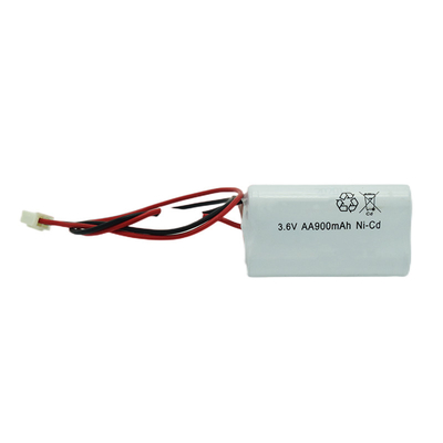 आपातकालीन प्रकाश NiCd बैटरी 3.6V अपेक्षित जीवन 5 वर्ष AA900mAh