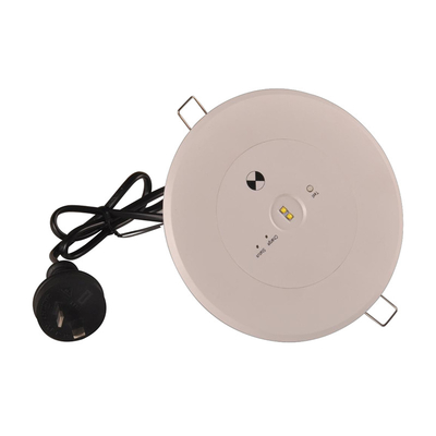 गैर अनुरक्षित आपातकालीन LED डाउनलाइट सफ़ेद 2.5W 130mm EGSMD40 EGSMD50 EGSMD63