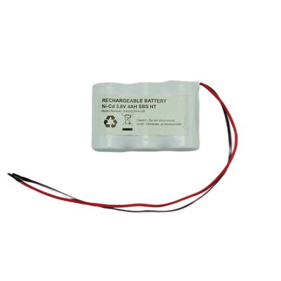 NiCD इमरजेंसी एग्जिट लाइट बैटरी D4000mAh 3.6 V सुरक्षित साइड बाय साइड