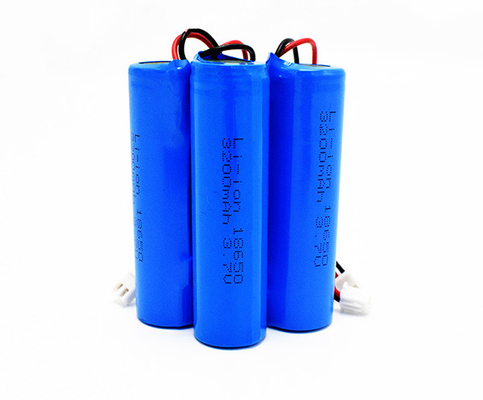 MSDS और UN38.3 के साथ Li-Ion 3200 MAh 3.7V ICR18650 बैटरी