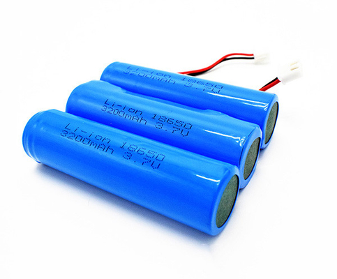 MSDS और UN38.3 के साथ Li-Ion 3200 MAh 3.7V ICR18650 बैटरी