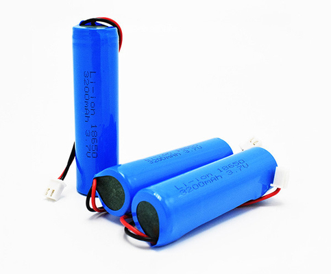 MSDS और UN38.3 के साथ Li-Ion 3200 MAh 3.7V ICR18650 बैटरी