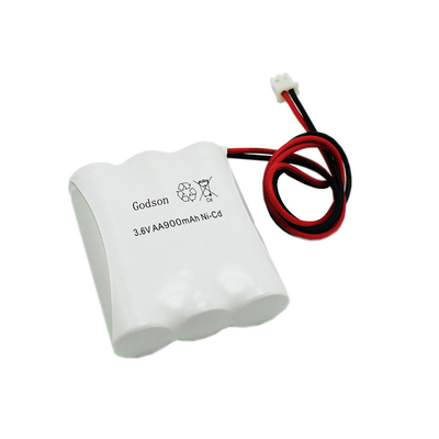 AA इमरजेंसी एग्जिट लाइट बैटरी पैक NiCD AA900mAh 3.6V SBS रिचार्जेबल