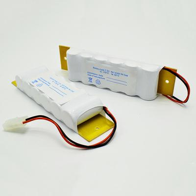 SC1800mAh 7.2 V एग्जिट साइन इमरजेंसी लाइट Ni Cd बैटरी बैकप्लेट के साथ