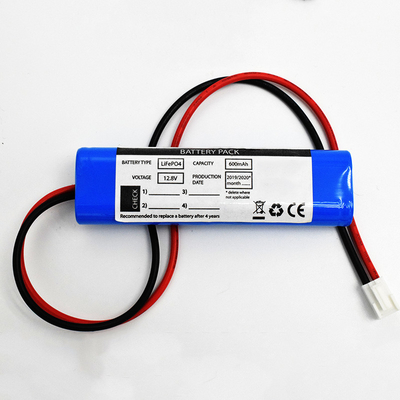 600mAh 12.8V रिचार्जेबल लिथियम बैटरी IFR 14500 सुरक्षा और विश्वसनीयता