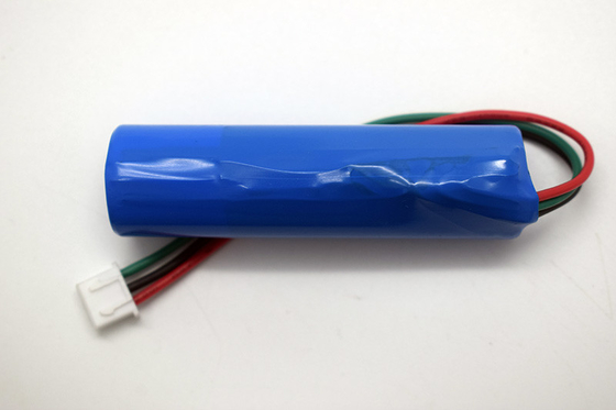 LiFePO4 18650 आपातकालीन प्रकाश लिथियम बैटरी 1600mAh 3.2V स्टिक प्रकार एनटीसी कनेक्टर के साथ JST-XH-3P UL1007