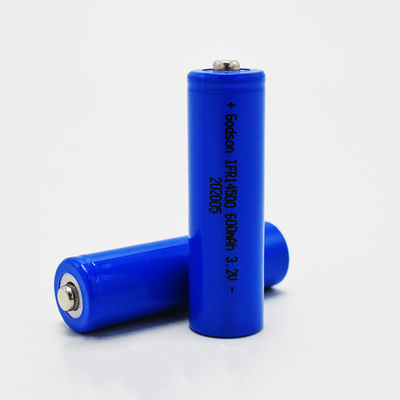 आपातकालीन रोशनी और निकास संकेतों के लिए 14500 600mAh 3.2V LiFePO4 बैटरी