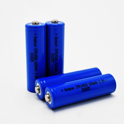 आपातकालीन रोशनी और निकास संकेतों के लिए 14500 600mAh 3.2V LiFePO4 बैटरी