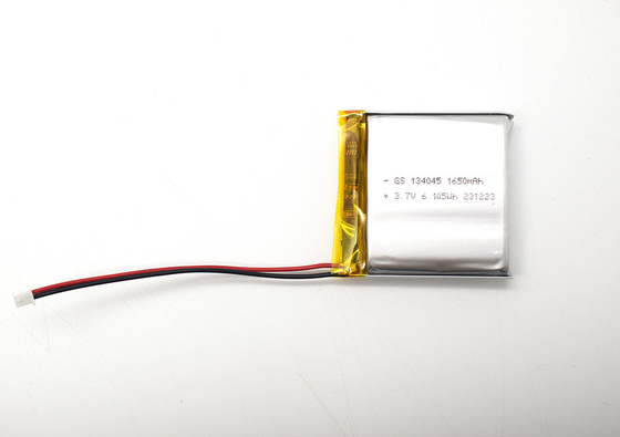 ली-पोल 103450 1650mAh 3.7V कनेक्टर पीसीएम और एनटीसी के साथ