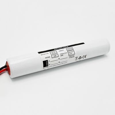3उच्च लागत प्रभावी के साथ आपातकालीन प्रकाश व्यवस्था के लिए.6V 2500mAh Ni-CD बैटरी