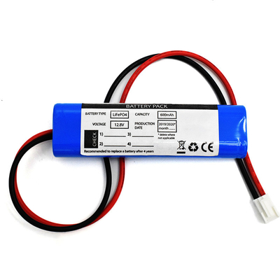 IFR 600mAh 12.8V 14500 LiFePO4 रिचार्जेबल बैटरी समानांतर प्रकार