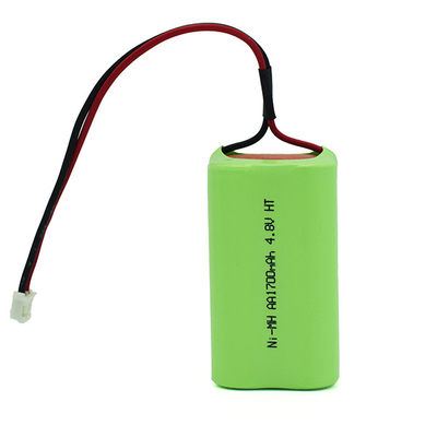 आपातकालीन निकास प्रकाश बैटरी उच्च तापमान NiMH AA1700mAh 4.8V