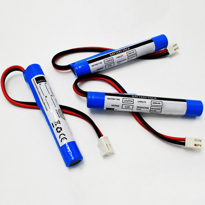 आपातकालीन प्रकाश व्यवस्था 600mAh 6.4 वोल्ट LiFePO4 स्टिक प्रकार की बैटरी