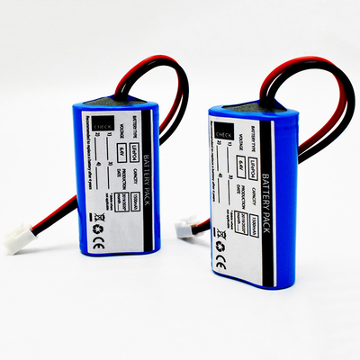 आपातकालीन सौर प्रकाश का उपयोग साइड बाय साइड टाइप LiFePO4 बैटरी 1500mAh 6.4 वोल्ट