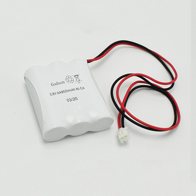 आपातकालीन प्रकाश व्यवस्था साइड बाय साइड टाइप Ni-Cd बैटरी AA900mAh 3.6V