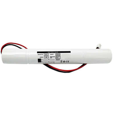 Ni-Cd बैटरी D4000mAh 4.8V 19.2Wh आपातकालीन प्रकाश व्यवस्था बैटरी स्टिक प्रकार