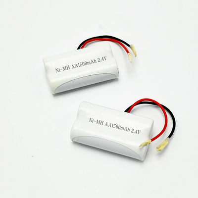 आपातकालीन प्रकाश व्यवस्था बैटरी OEM 2.4V Ni-Mh AA1500mAh लंबी बैटरी जीवन रिचार्जेबल साइड बाय साइड बैटरी पैक