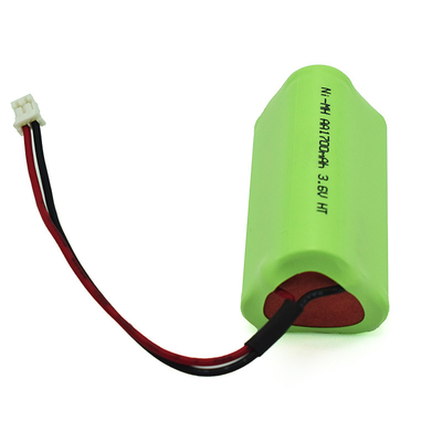 OEM पीवीसी 3.6V Ni-Mh AA1700mAh उच्च तापमान रिचार्जेबल बैटरी