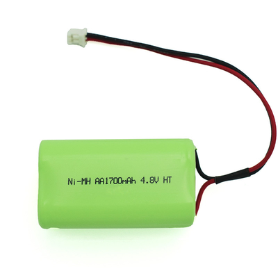 4S1P 4.8V Ni-Mh AA 1700mAh उच्च तापमान रिचार्जेबल बैटरी OEM पीवीसी