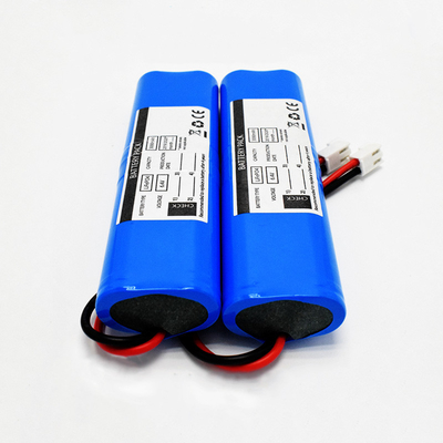बेलनाकार बैटरी 18650*4 सेल 3000mAh 6.4V SBS LiFePO4 बैटरी उच्च तापमान प्रदर्शन
