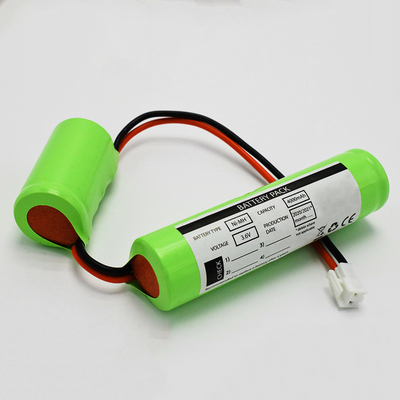 0.1C रिचार्जेबल 3.6 V Ni Mh बैटरी पैक C4000mAh 500 टाइम्स साइकिल