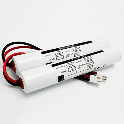 आपातकालीन प्रकाश व्यवस्था के लिए NiCd Sc1200mah 3.6 वोल्ट बैटरी स्टिक प्रकार