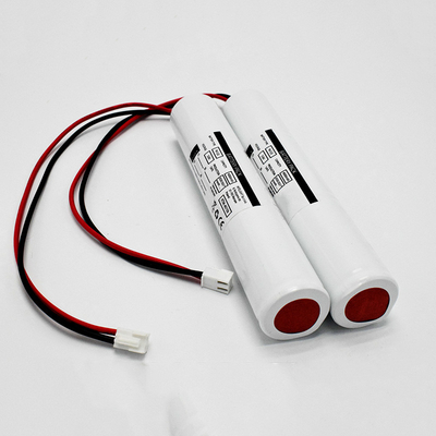 रिचार्जेबल इमरजेंसी एग्जिट लाइट बैटरी 4000mAh 3.6 V JST VH 2P कनेक्टर