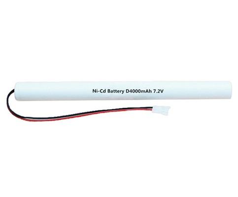 रिचार्जेबल NiCd इमरजेंसी एग्जिट लाइट बैटरी 7.2 V D4000mAh