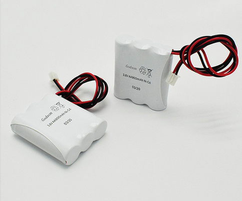 Aa900mah आपातकालीन निकास लाइट बैटरी JST XHP 2P NiCd बैटरी