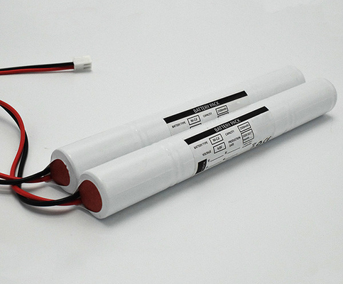 आपातकालीन प्रकाश व्यवस्था के लिए नी सीडी रिचार्जेबल बैटरी पैक C2500mah 4.8V