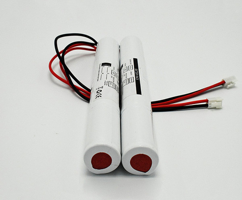 आपातकालीन प्रकाश व्यवस्था के लिए नी सीडी रिचार्जेबल बैटरी पैक C2500mah 4.8V
