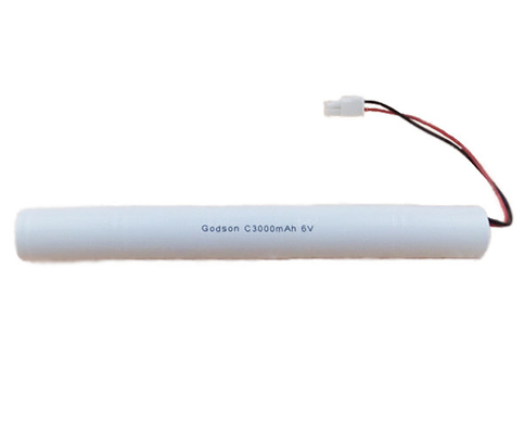 3000mah रिचार्जेबल बैटरी 75g 6.0 वोल्ट NiCd बैटरी पैक