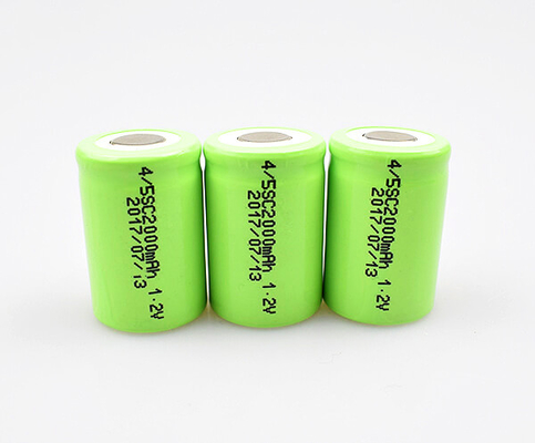 आपातकालीन प्रकाश व्यवस्था के लिए Ni Mh 1.2 V 2000mah बैटरी 4 5sc